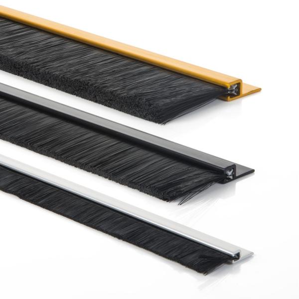 OEM Industrial Roller Door Brush Seal Brush Pile Weather Stripping Alumínio