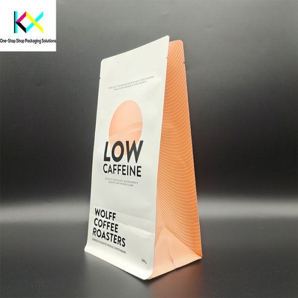 OEM Coffee Bean Packaging Bags Digital Printed Coffee Bags With AL film