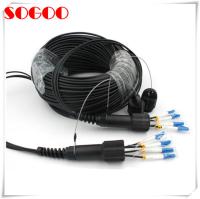 Cable de fribra óptica acorazado al aire libre de FTTA CPRI LC ODVA
