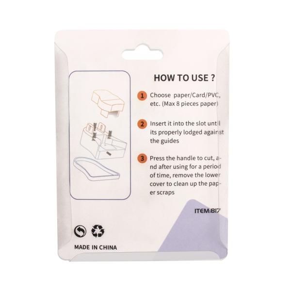 Carte en papier en PVC bricolage Rondeur d'angle avec autre Max. Largeur utilisable en métal plastique