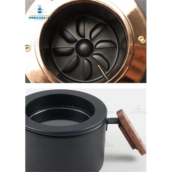 Маленький домашний барабанный кофейный обжарщик Домашний электрический кофейный бобовый обжарщик Умные кофеварки