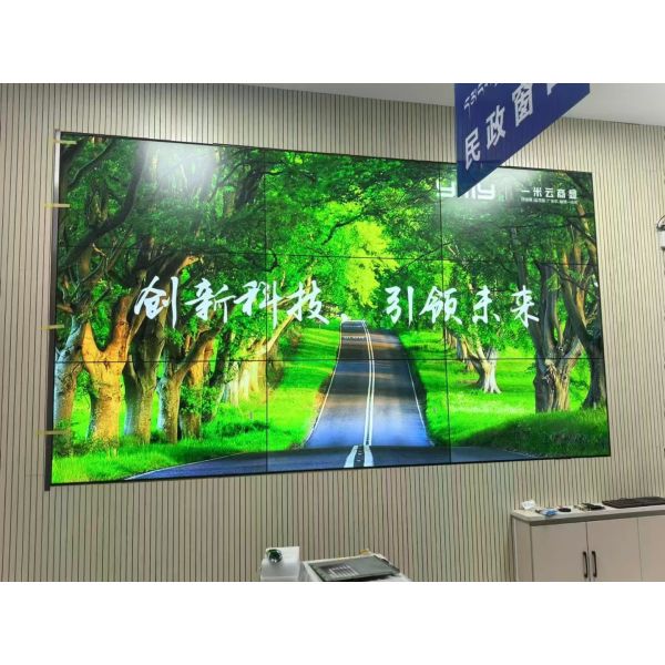 Indoor Lcd Splicing Screen Video Wall Advertising Display  LCD Advertising Screens  Ips Panel  Conferences Subway Shoppingmall