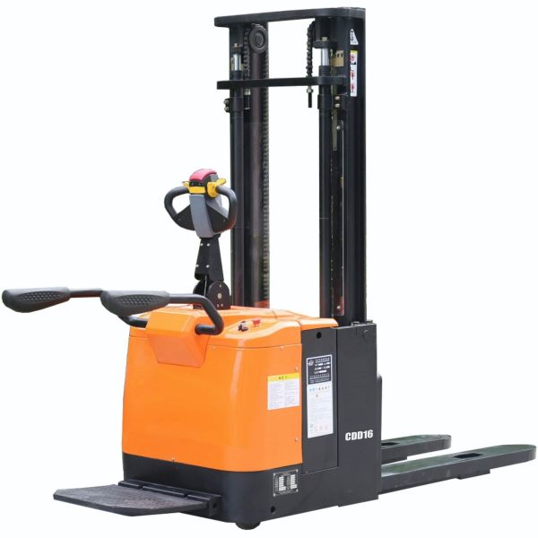 Full Electric Pallet Stacker with 3kw AC Motor and 2590mm Min Intersecting Aisle