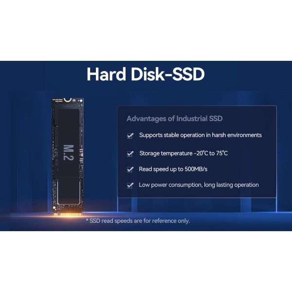 Industrial Intel Celeron N4000 Mini PC RS485 Linux DDR4 8GB Fanless Mini Computer