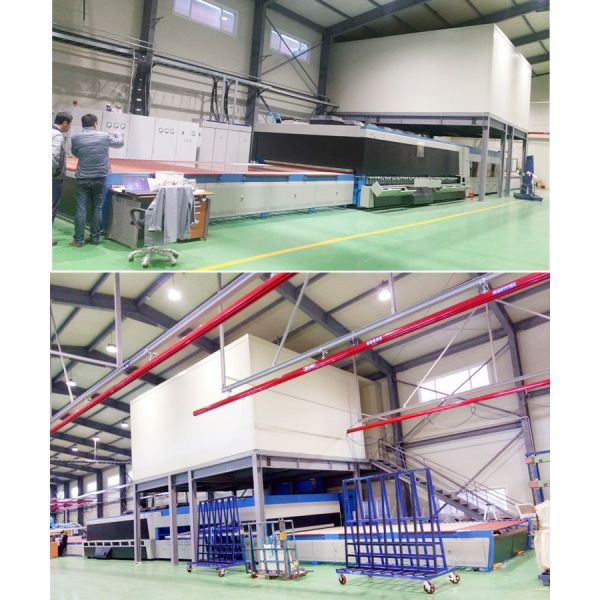 Automatic Flat Glass Tempering Furnace Glass Toughening Oven 4 - 19mm Glass Thickness