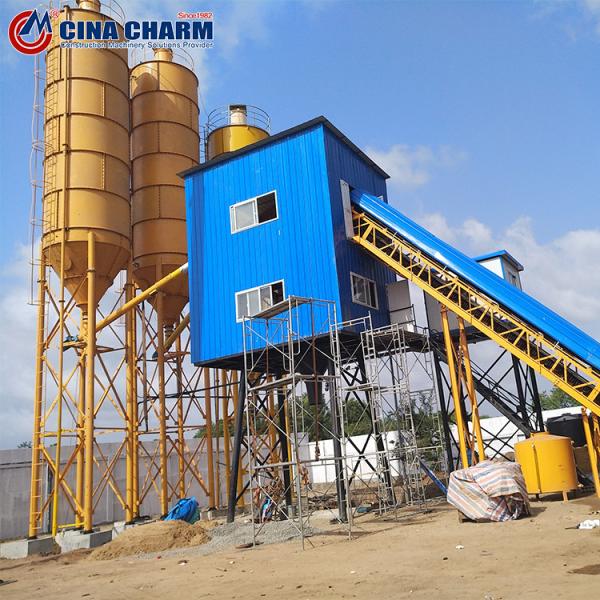 HZS60 Electric Concrete Mixing Plant Ready Mixed 60m3/H With JS1000 Mixer