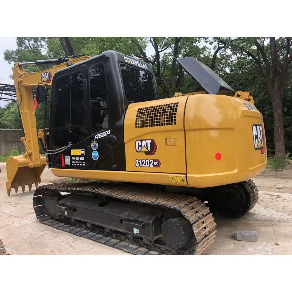 Used Cat 312D Excavator with Max Digging Radius of 2450mm and Machine Weight of 20000 kg