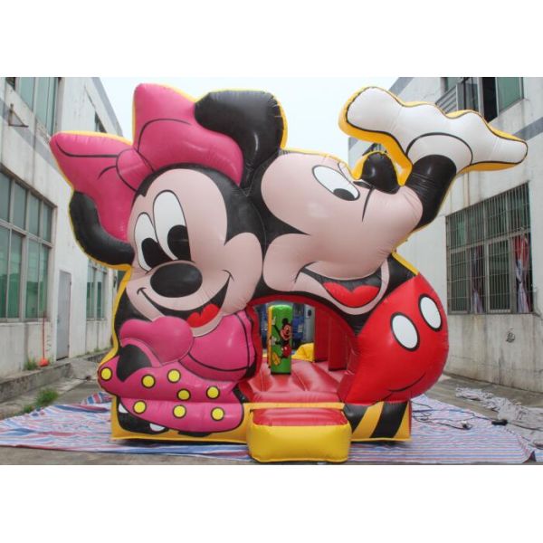 Colorful Mickey Mouse Inflatable Christmas Decorations Adult Costume For Party