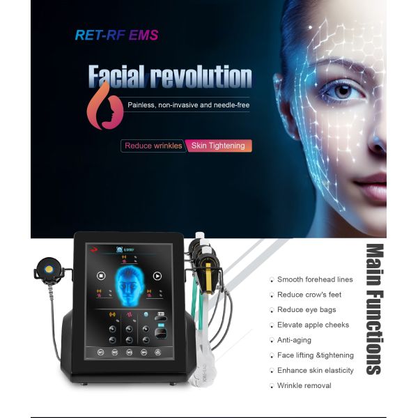 Advanced Desktop EMS RF Face Sculpting Machine for Skin Tightening and Wrinkle Removal