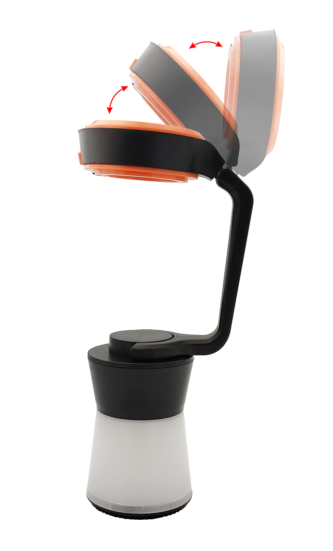 Пластмасса 16.5x13x9.2cm располагаясь лагерем ABS фары фонарика лампы мульти--Funciton/фонарика/настольной лампы