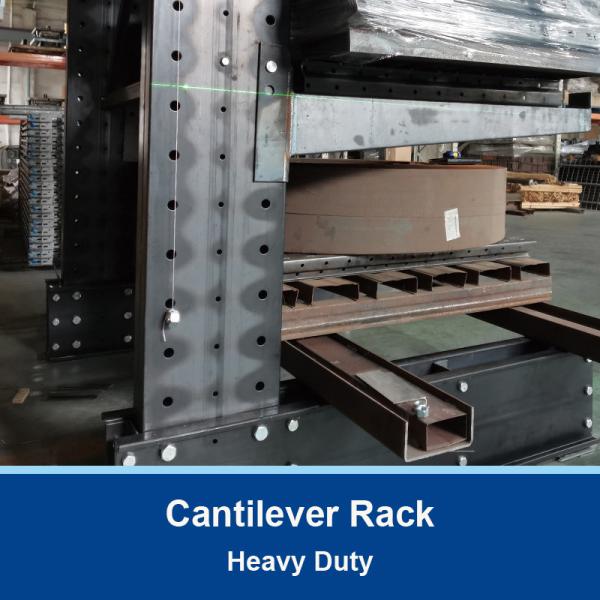 Armazéns de carga pesada, prateleiras de cantilever, prateleiras de armazenamento de armazenamento de braço único até 1500 kg