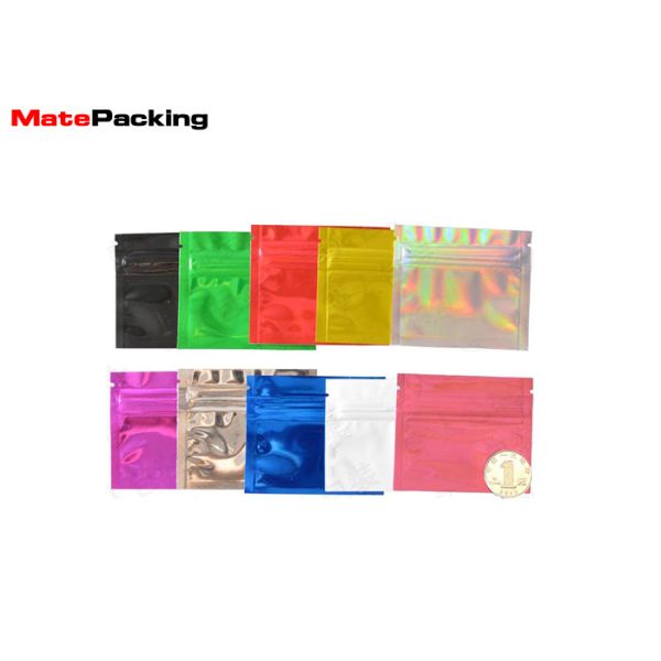 Gravure Printing Plastic Tobacco Pouch Food Grade Ink Bag For Weed Food Packaging