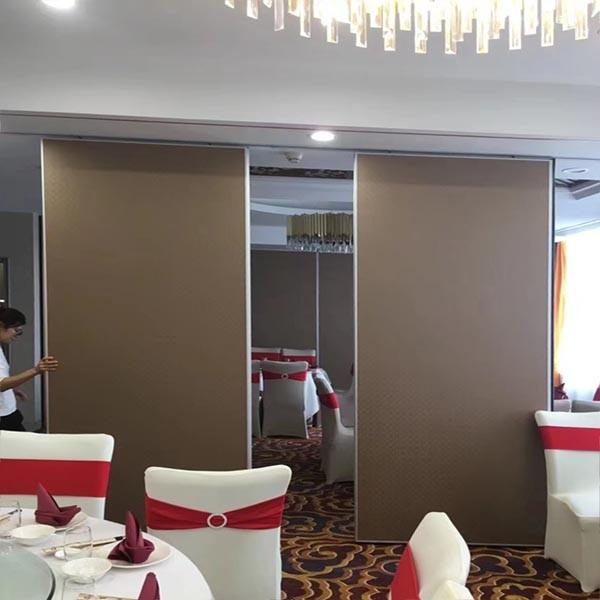 Soundproof Movable Restaurant Partitions 65mm 85mm 100mm