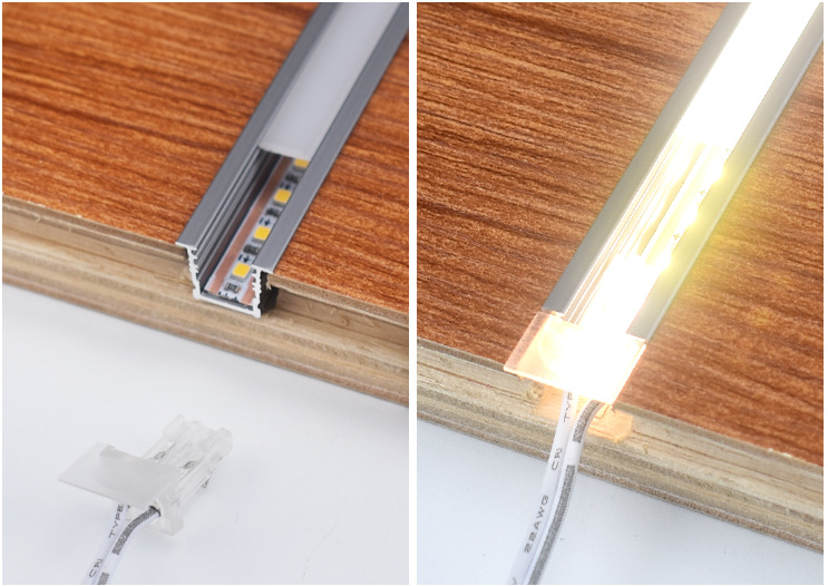 1- LED Under Cabinet Lighting for Home Furniture Downward Shade Direction
