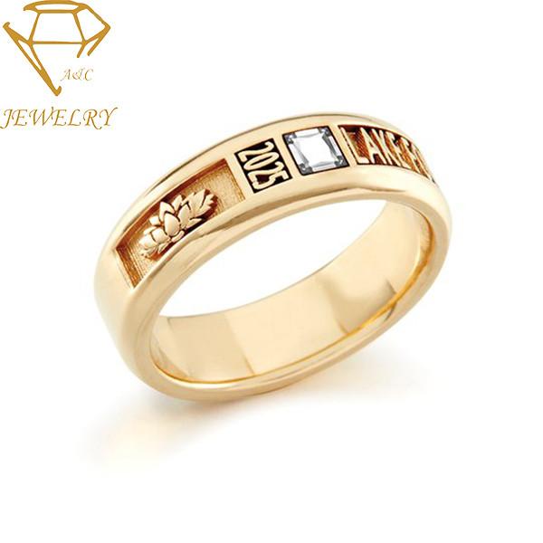 High School Band Customized Class Rings
