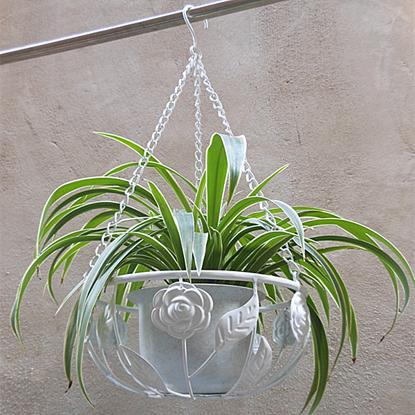 Iron Balcony Flower Pot Hanging Basket