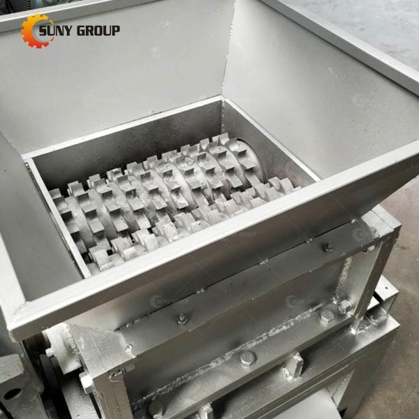 Máquina de trituração de sucata de ferro de duplo eixo para instalações de fabrico 800-5000 kg/h