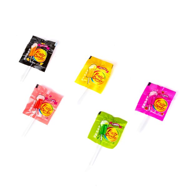 Assorted Mixed Fruit Flavor Lollipop Candy Stick Candy Hard Candy Wholesale