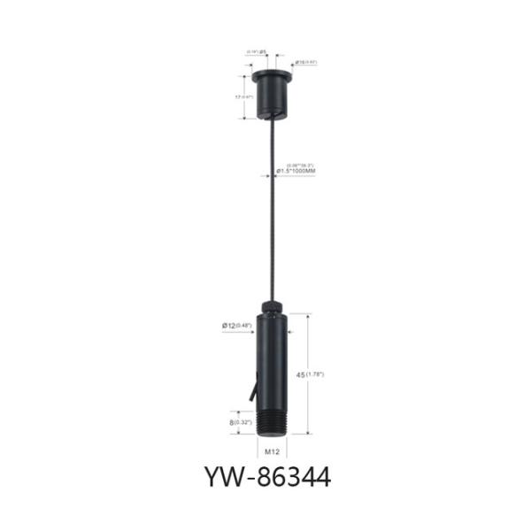 Prendedor ajustável YW86340 de Kit Nickel Plated Brass With da suspensão da luz de teto