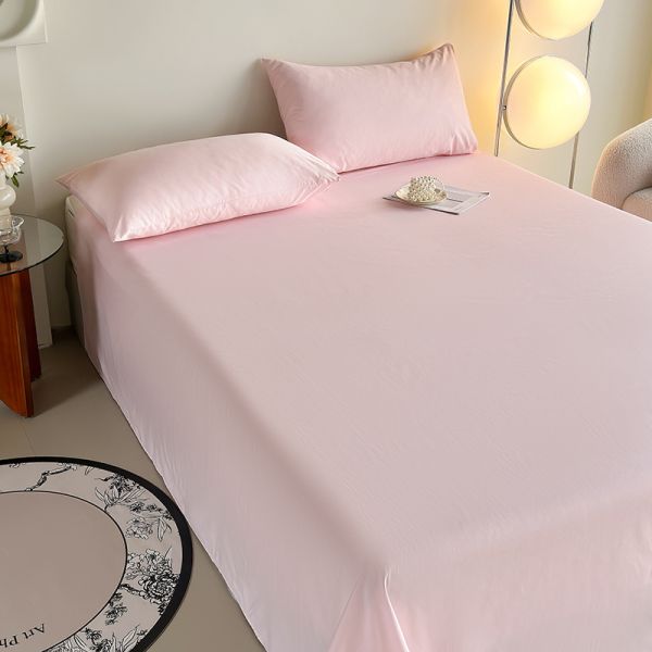 Cotton puro personalizado 60S 200TC Cama de cama de color sólido 133 * 72 Set de sábanas para el hogar hotel