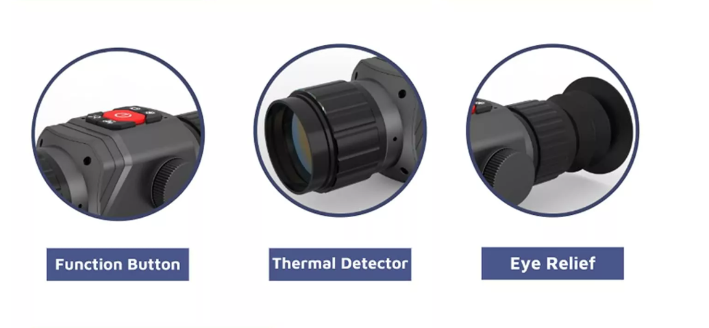 Outdoor Thermographic Telescope , Hunting Thermal Imagery Night Vision Monocular