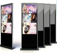 Plein HD 1080p plancher de 32 pouces tenant la conception flexible de signage de totem numérique interative d'affichage