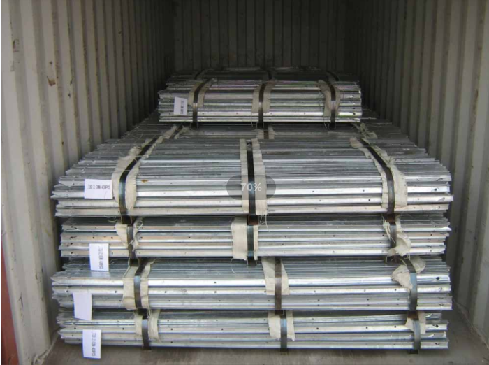 quente customizável enchido de aço do comprimento do cargo de 50*50*5mm T mergulhado galvanizado