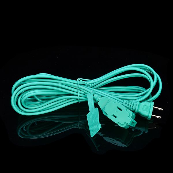 ETL 3 Outlet Brown Multiple Outlets SPT-2 14 Gauge 6FT 12FT 2 Prong Extension Cord Power Strip with Safety Cap Cover