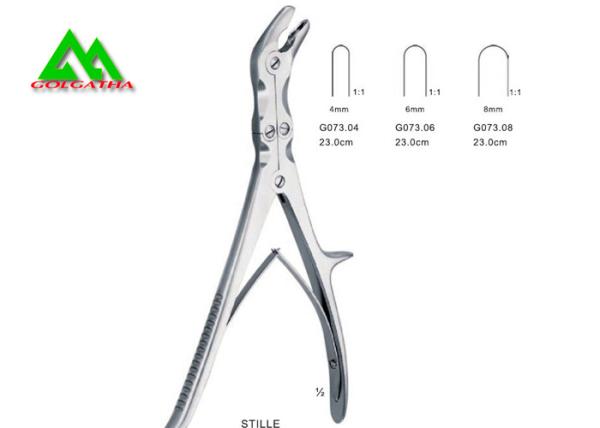 Stainless Steel Orthopedic Surgical Instruments Bone Rongeur Forceps Double Action