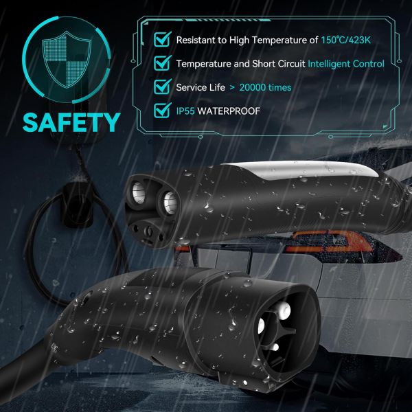 21 футовый расширительный кабель Tesla 120V / 240V AC 48A Расширительный кабель Tesla Charger