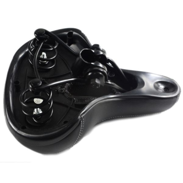 Comfortable PU Leather Mountain Bike Seat Cushion Waterproof Road Wide Bicycle Saddle