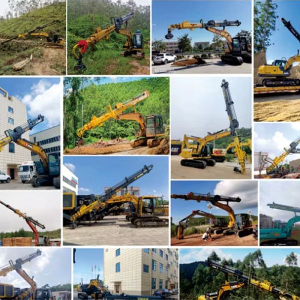 Versatile Telescopic Timber Grab Arm for Efficient Handling