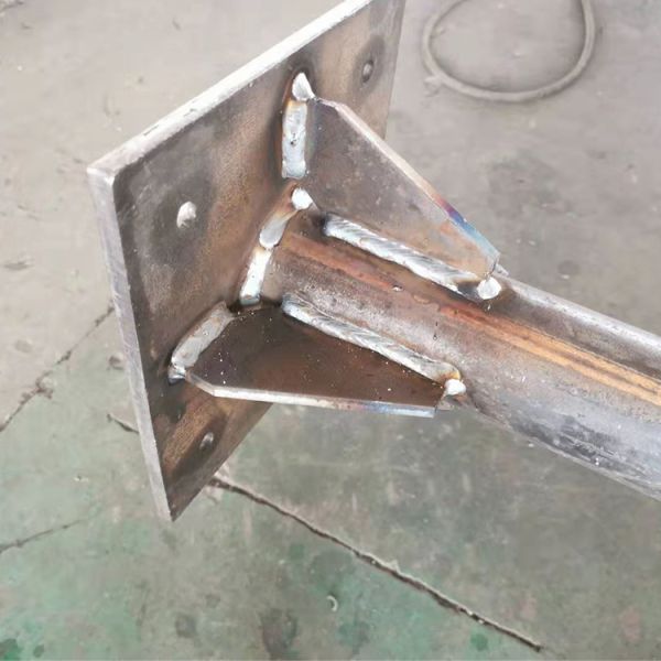 Octagonal Galvanized Outdoor Street Light Post Q235b Metal