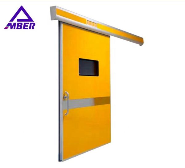 1500*2130mm Hospital Swing Door Galvanized Steel Electric Clean Room Sliding Doors