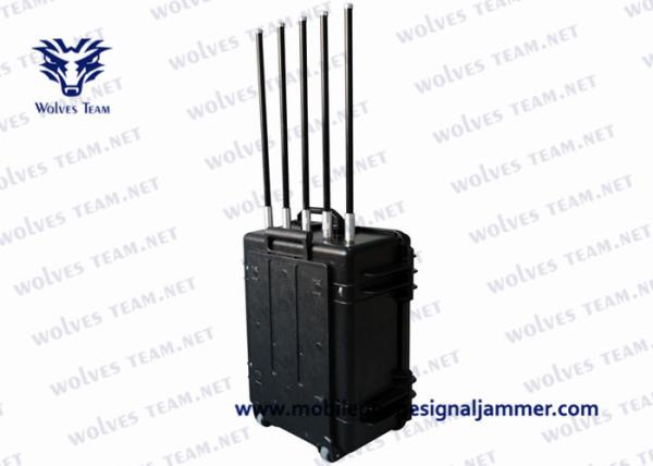 High Power GSM 3G 4G Cell Phone Signal Blocker 12 Bands Durable Waterproof Outdoor Jammer