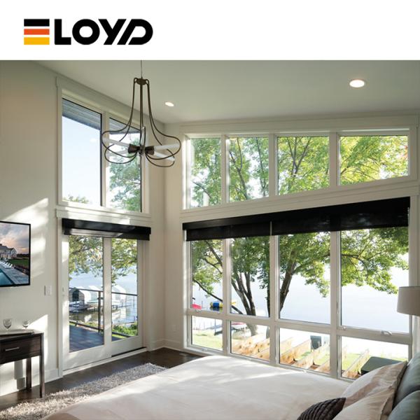 Frosted Privacy Aluminum Fixed Window