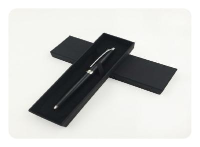 Plastic Core Material Cardboard Pen Boxes Velvet Lining with Windows
