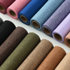 Loong Boat Festival Linen Cloth Colorful Roll Vintage Flower Wrapping Paper