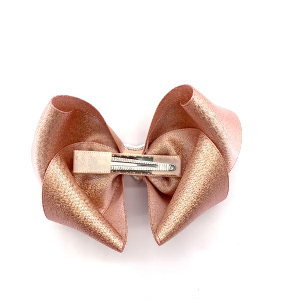 Fashion Champagne 6Children Hair Bows With Clips Set For Birthday Gifts