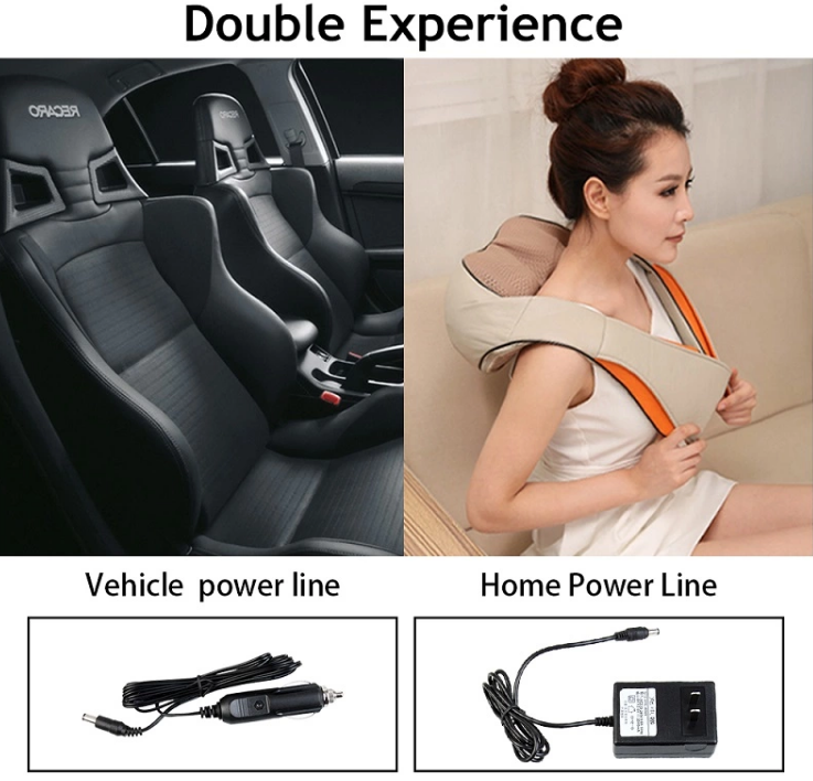 Home And Vehical Use Electric Neck And Shoulder Massager Three Button Simple Operation