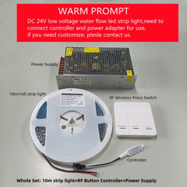 Жилой IP20 самоклеящаяся светодиодная лента 10M 12V теплая белая светодиодная лента
