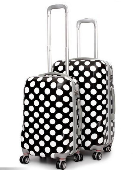 ABS PC travel trolley luggage bag from China baigou factory