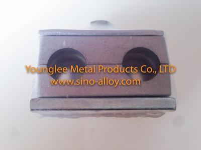 Aluminum double pipe clamps according to DIN 3015-3 (aluminum clamp bodies)