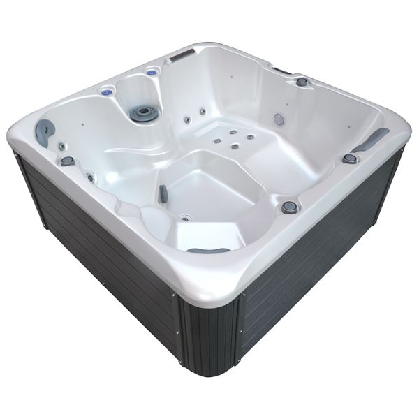 Jacuzzi moderno para 5 personas con 26 chorros y sistema Balboa BP