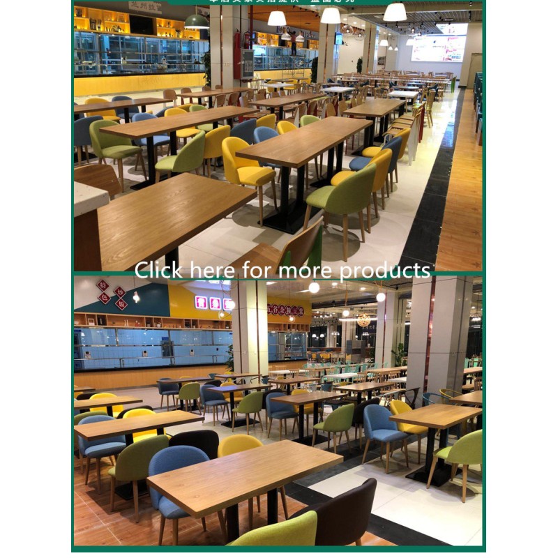 Wholesale Metal New Design Fast Food Restaurant Dining Tables and Chairs