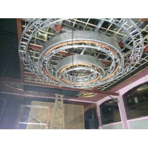 Окружающаяся круговая решетка подъемная ступень алюминиевая решетка прочная