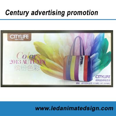 CE certificated aluminum frame advertising led light box for wall mount