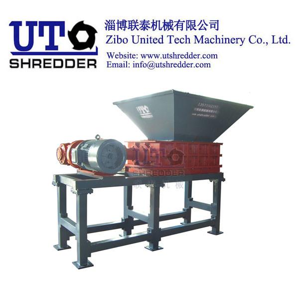 Double Shaft Shredder D3280 - Rubber Tire Waste Recycling Equipment, medical waste shredder, low speed, high capacticy