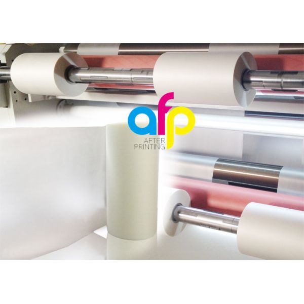 Anti Scratch Plastic Protective Film 28 micron Thermal Lamination Film Roll For Book Cover