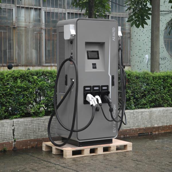Estações de carregamento entradas duplas da C.C. EV do equipamento 160KW da fonte do veículo elétrico IP55